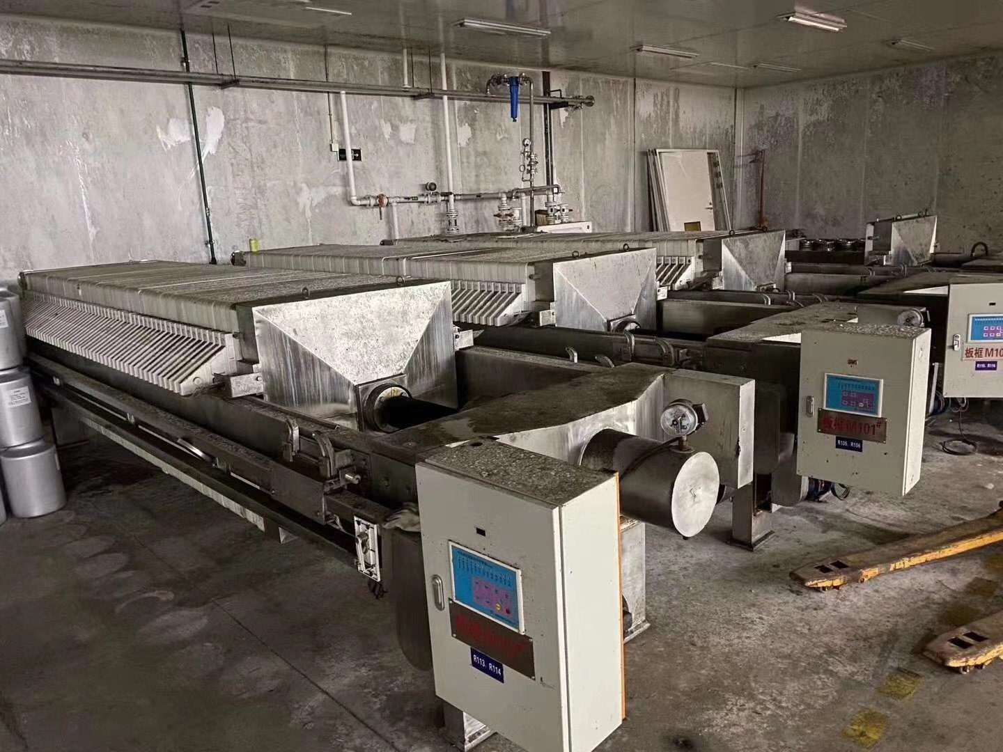 浙江杭州長期高價回收壓濾機，板式壓濾機回收