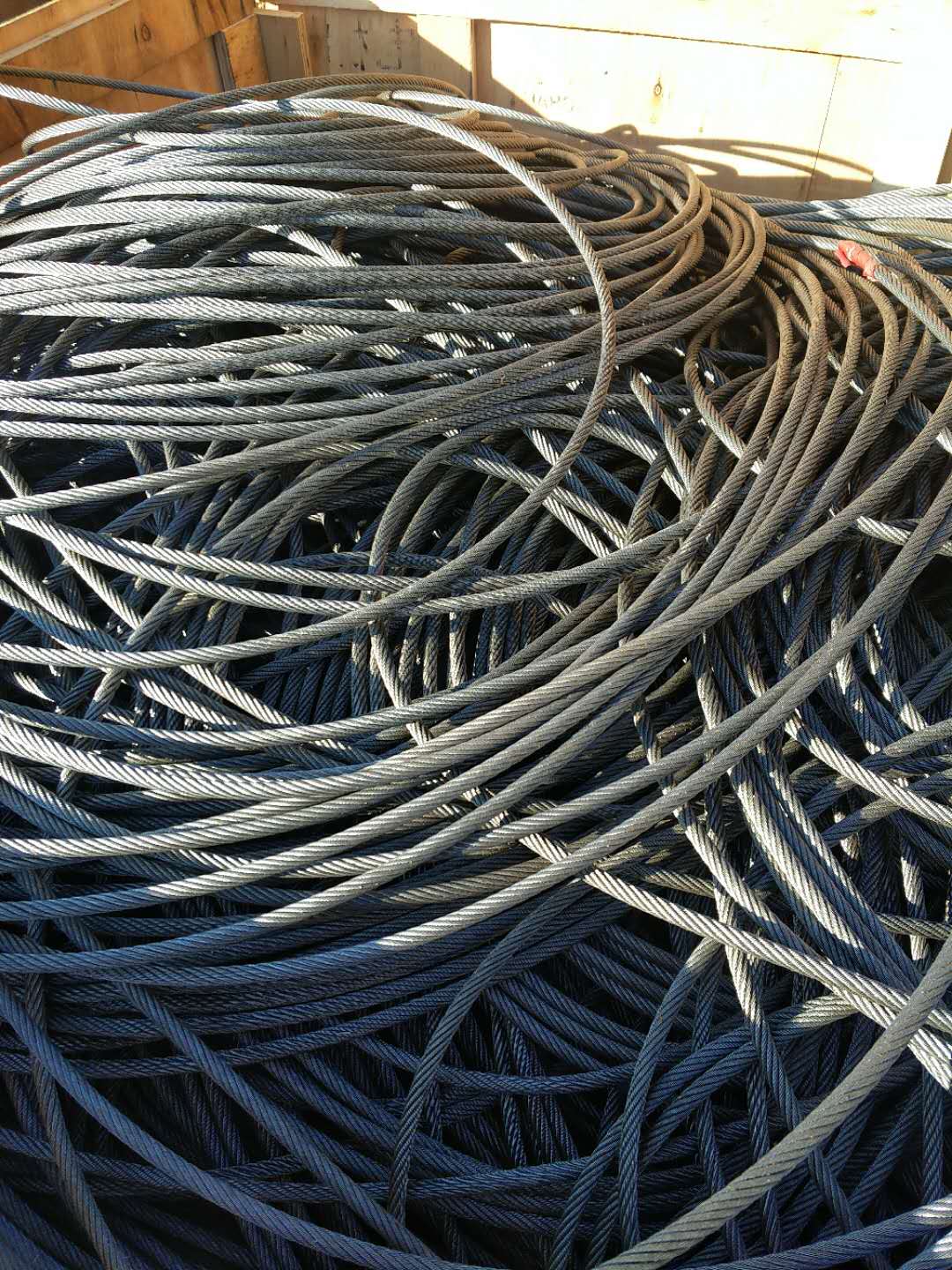 内蒙长期回收大量钢丝绳