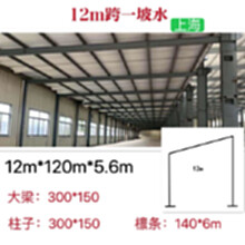 上海钢结构厂房出售，12*120*5.6m