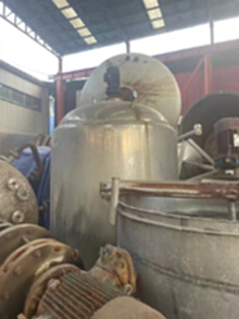 山东地区专业回收反应釜冷凝器等化工设备