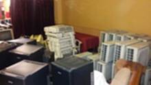 安徽合肥酒店出售5P空调4台，合肥酒店设备回收