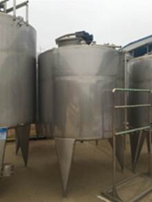 安徽合肥牛奶厂出售大批的304不锈钢储蓄罐