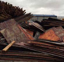长期回收废木头 木方模板