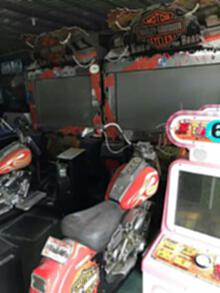 二手模拟机回收、回收摩托竞技类赛车游戏机：TT摩托 GP摩托 