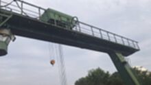 济南出售二手20吨跨度20.5龙门吊，双梁跨度22.5行车，十字架埋弧焊机