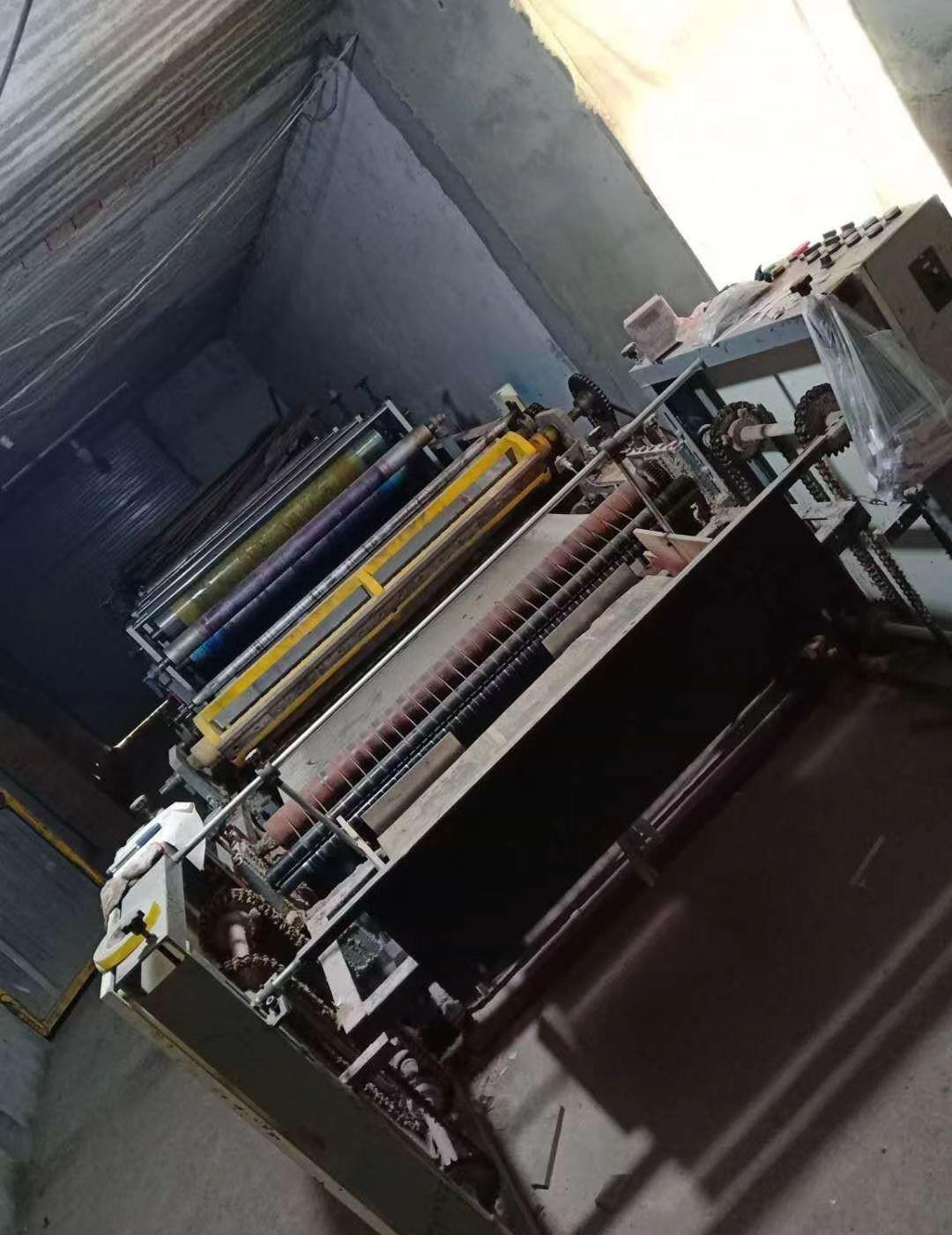 厂房拆迁对外转让5色水墨印刷机
