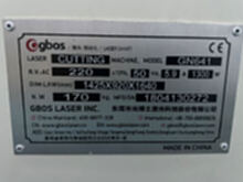 處置兩臺(tái)光博士1300w激光切割機(jī)
