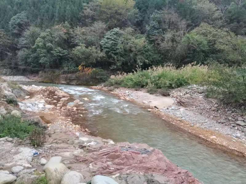 天全县喇叭河镇大渔溪可利用砂石