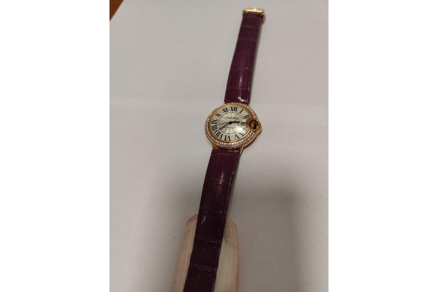 标10CARTIER紫色表带手表 WE902036网络拍卖公告