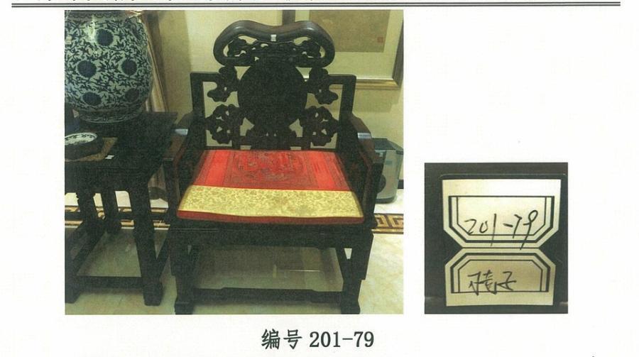 二层201室红木桌子 椅子 茶几等共12件网络拍卖公告
