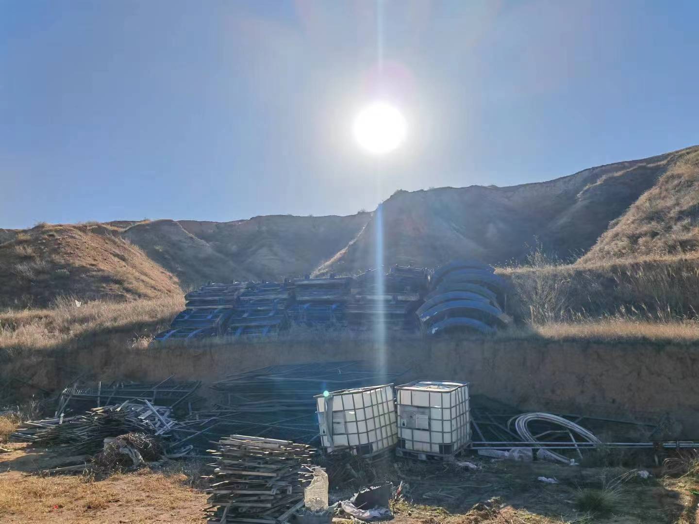 内蒙古某企业废旧钢模板一批