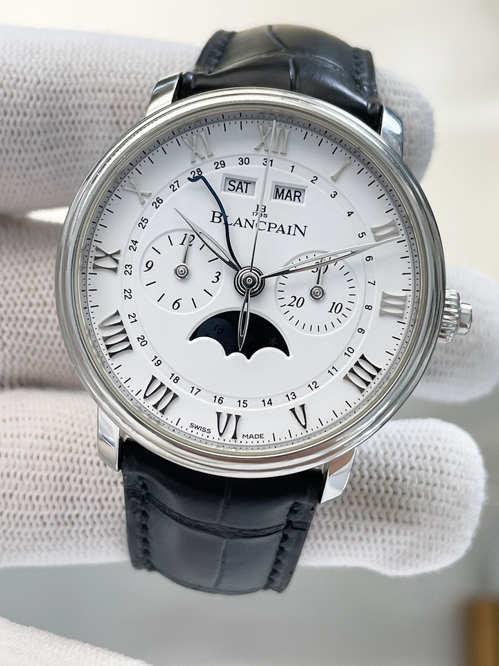 拍序J5721年保卡 98新宝珀Blancpain经典系列自动机械手表网络拍卖公告