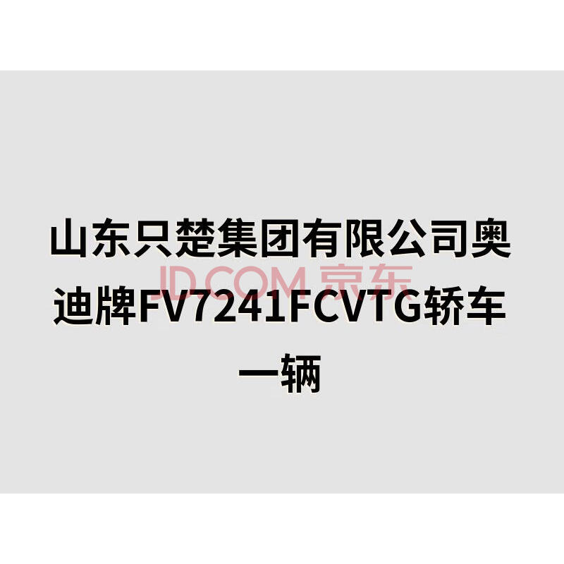 集团公司奥迪牌FV7241FCVTG轿车网络拍卖公告