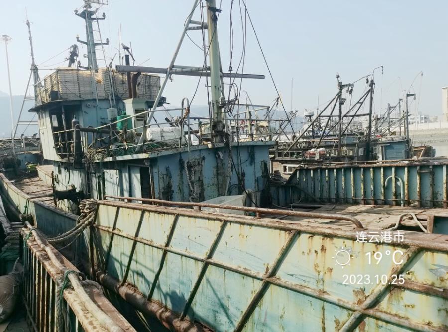 标识为“鲁河渔65555”渔船网络拍卖公告