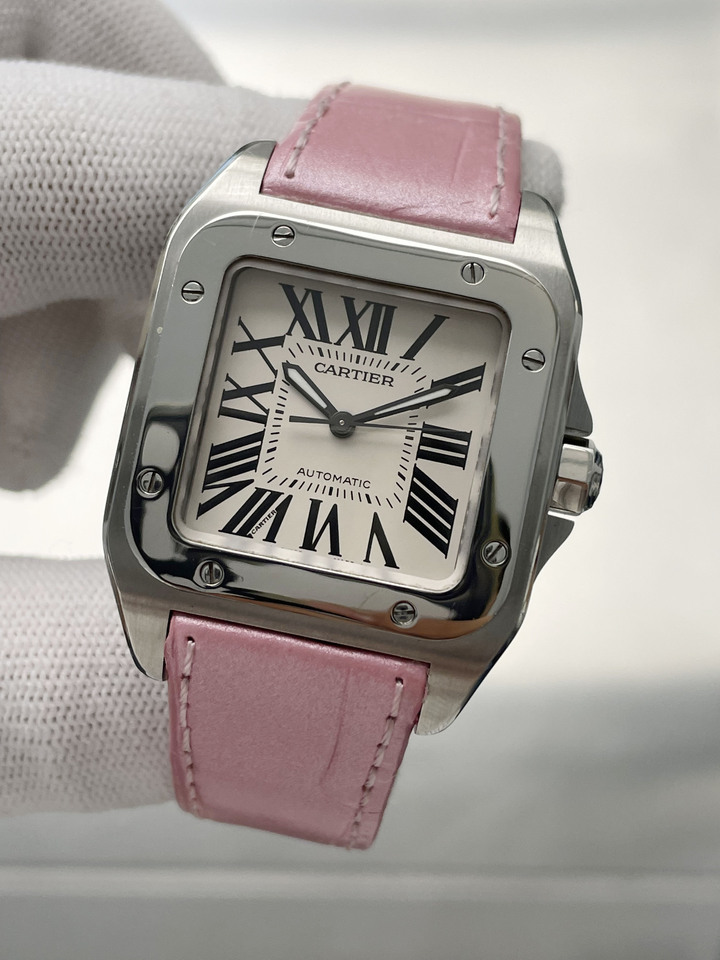 标O8698新卡地亚Cartier山度士系列自动机械手表网络拍卖公告