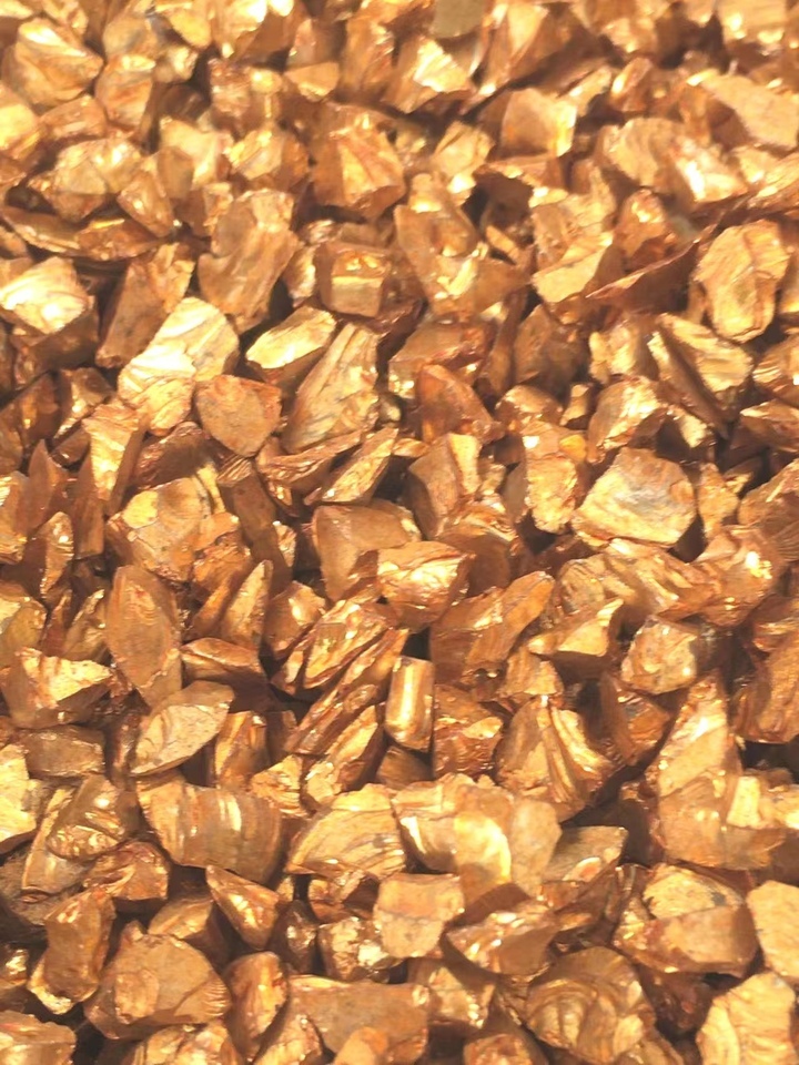 电镀厂报废贵金属黄色颗粒约2千克网络拍卖公告