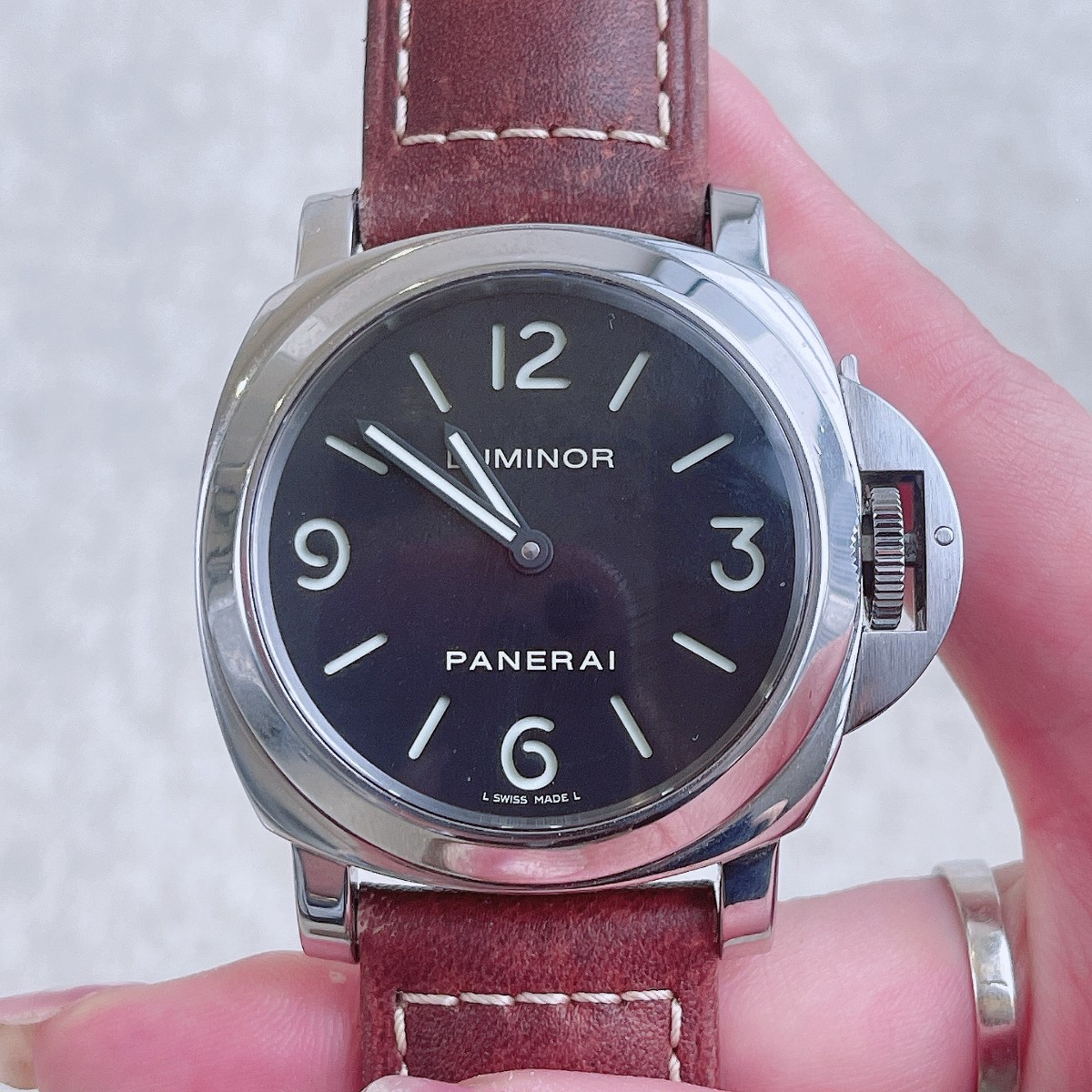 A946沛纳海手动机械男士腕表名表手表网络拍卖公告