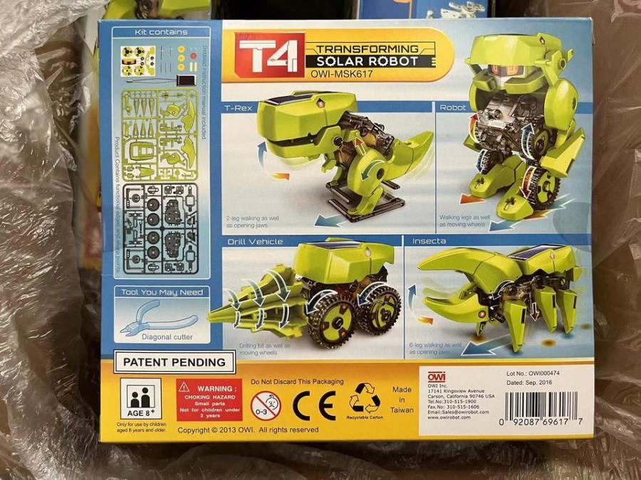 美国ROBOTIKITS太阳能机器人玩具一盒网络拍卖公告