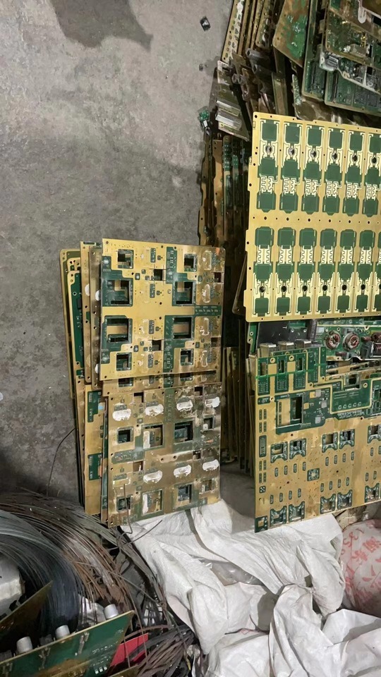 电子厂报废已拆芯片通讯下炉镀金板约50公斤网络拍卖公告