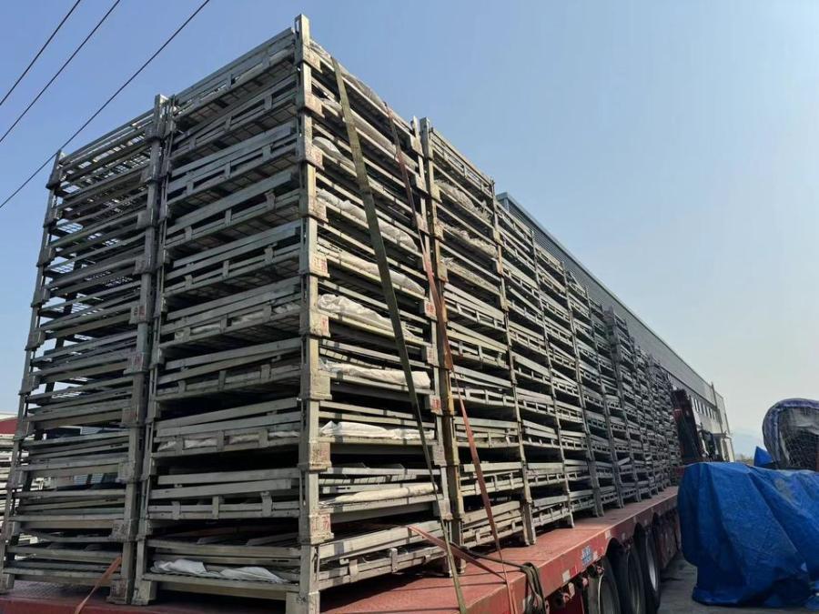 工厂工程设备铁质吨框一批重约1吨单个重约54公斤尺寸1.111网络拍卖公告