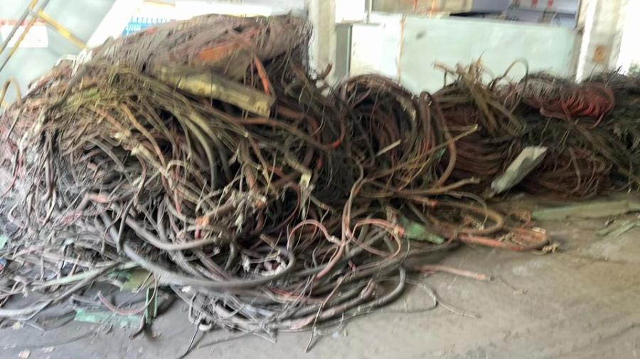 苏信备件库25吨废旧电缆网络拍卖公告
