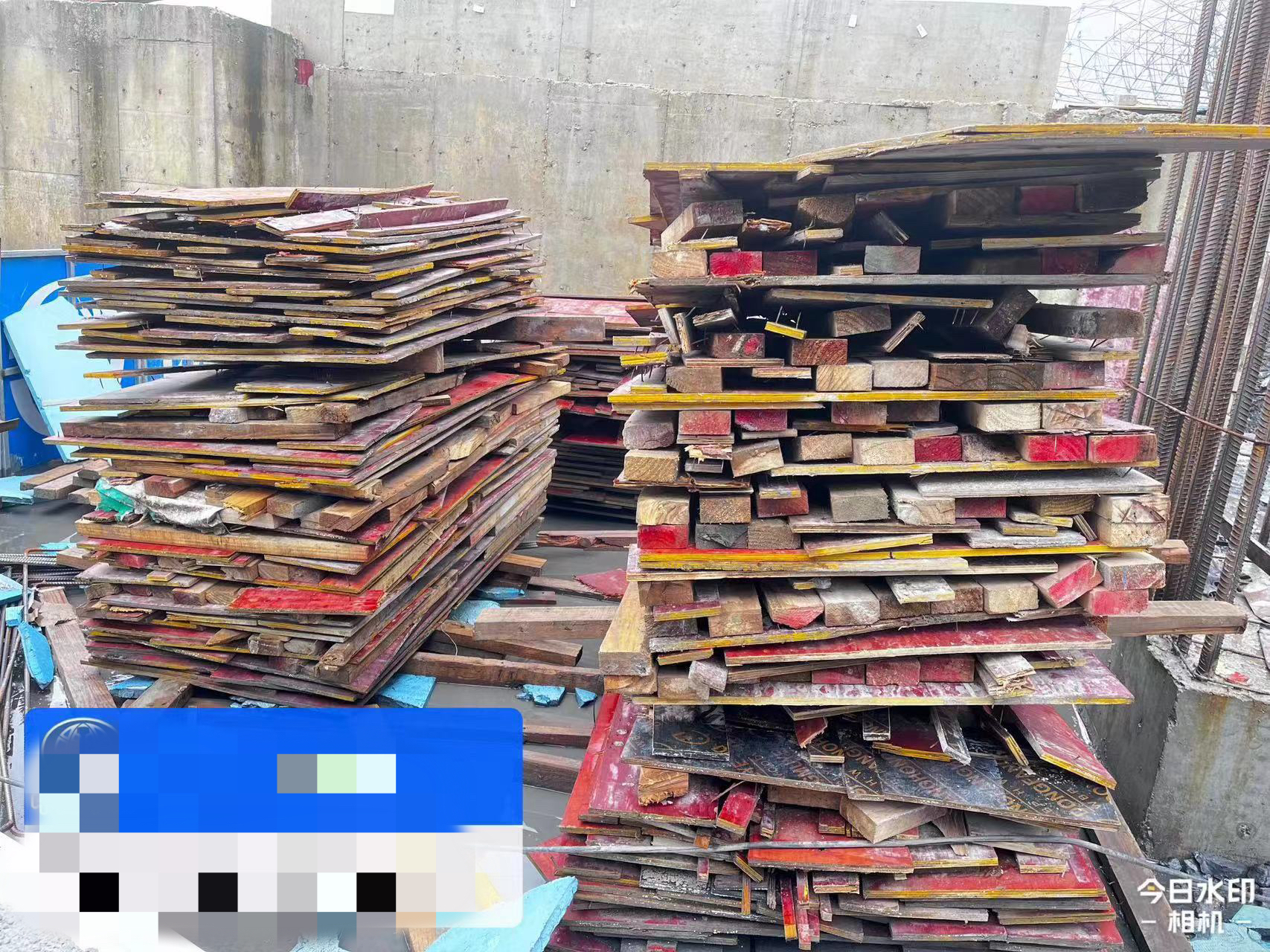 广州某企业废旧模板木方一批